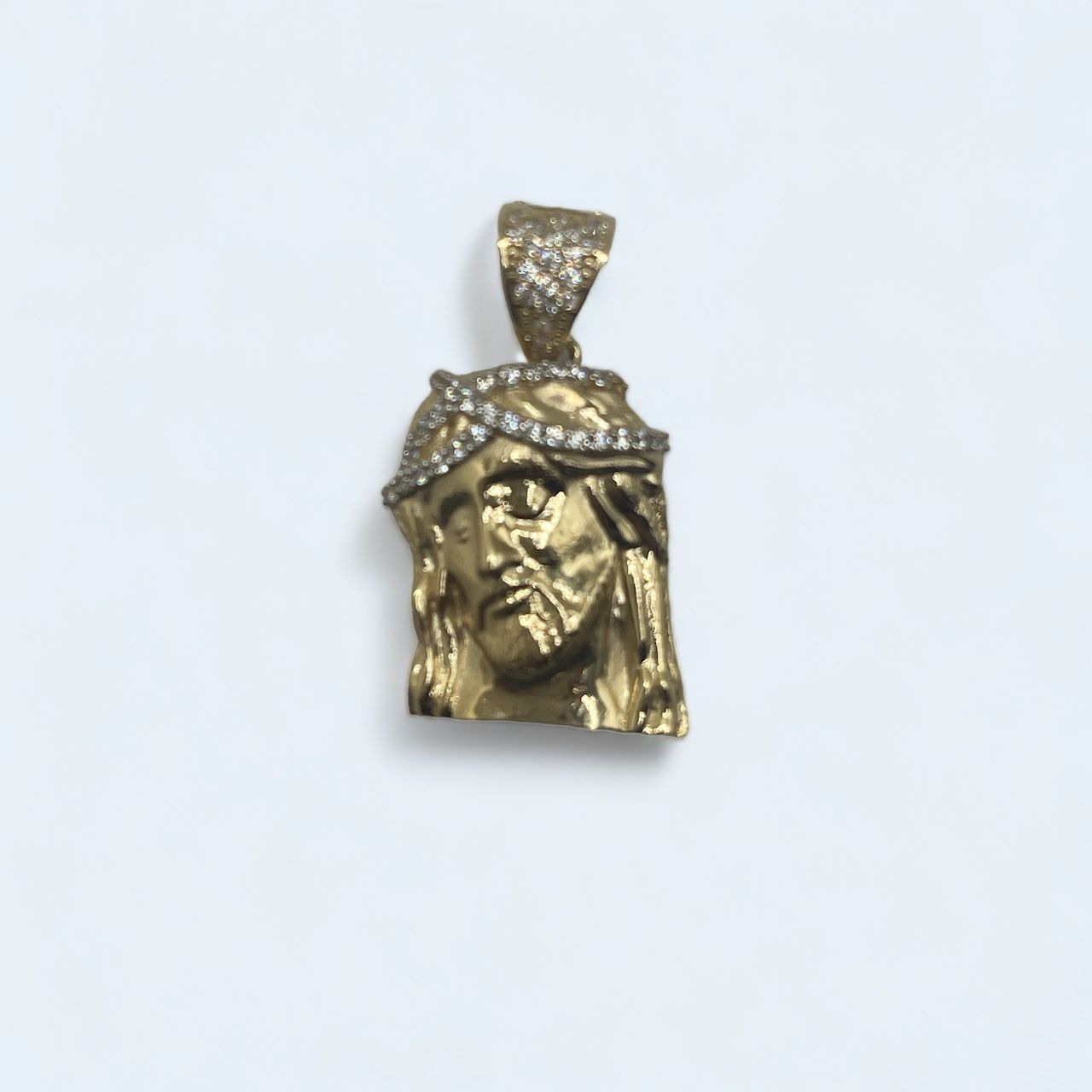 14k jesus pendant