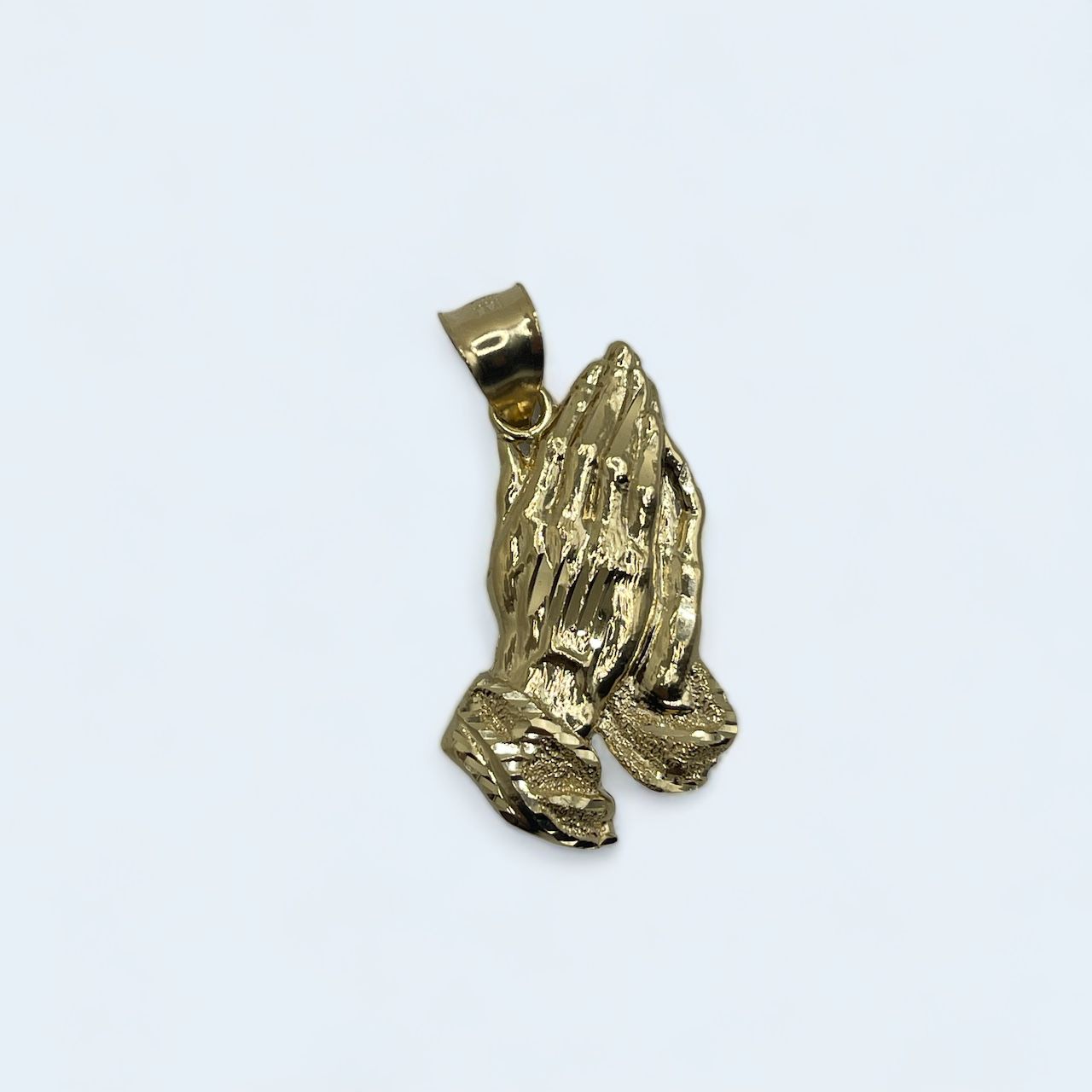 14K Gold Praying Hands Pendant -2.1 gr