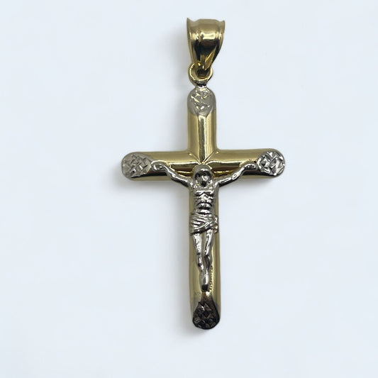 14k  Gold Crucifix  pendant