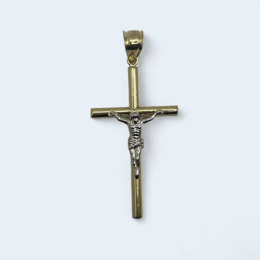 14k Yellow Gold Cross Pendant