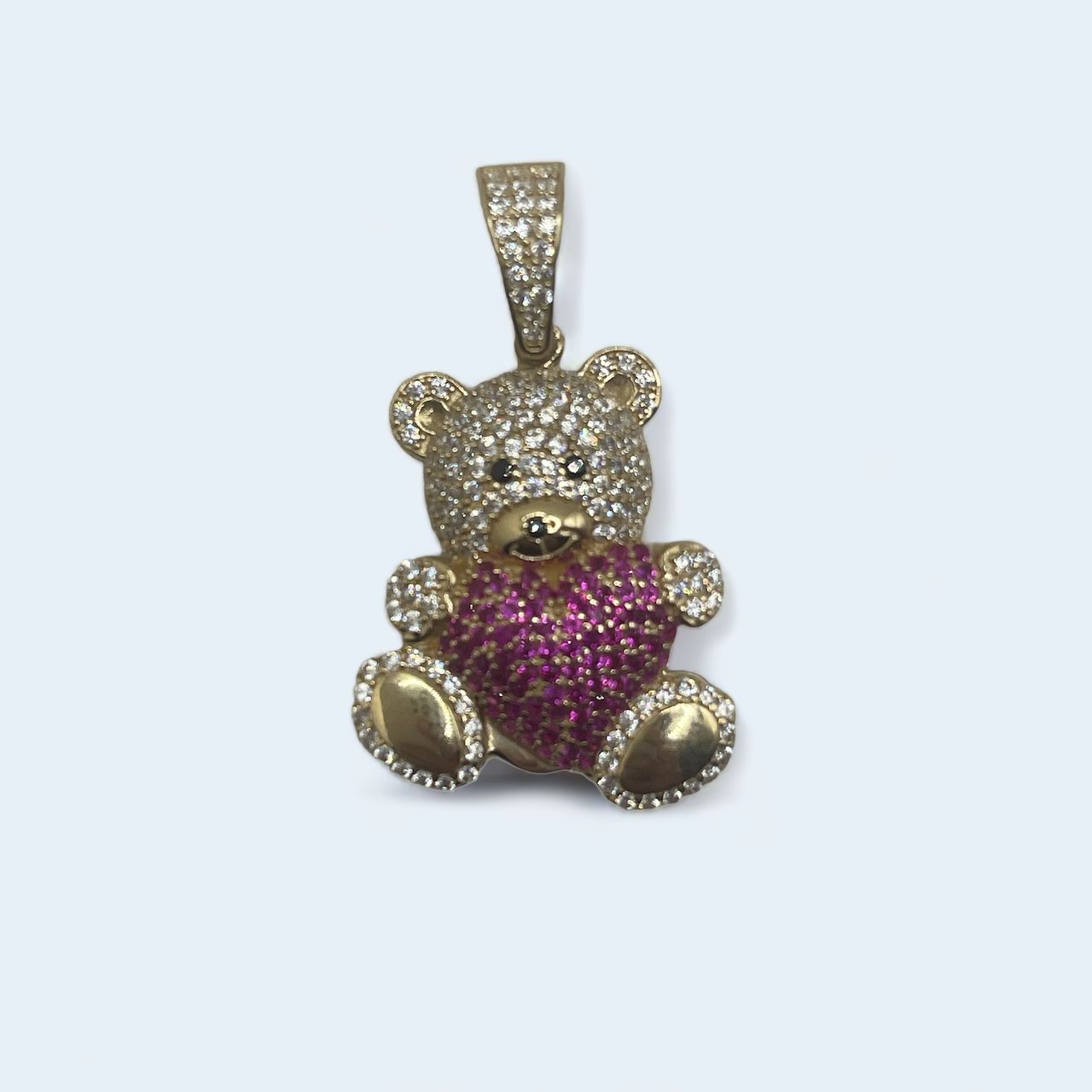 14k Yellow Gold Teddy Bear