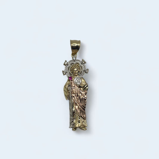 14K  Gold Jesus Pendant