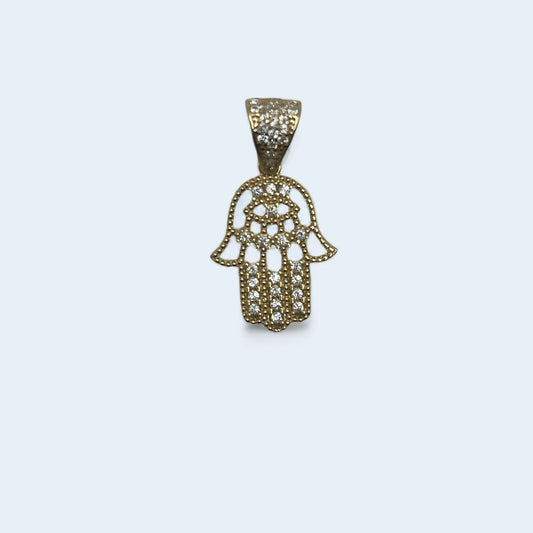 14k Yellow Gold Hamsa