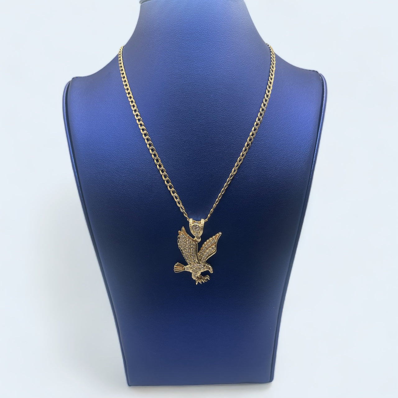 14K Yellow Gold Eagle Pendant/CHAIN